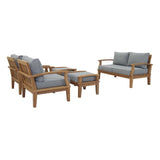 Marina 5 Piece Outdoor Patio Teak Set