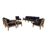 Marina 10 Piece Outdoor Patio Teak Set