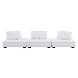 Saunter Tufted Fabric Fabric 3-Piece Sofa