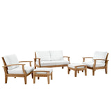 Marina 5 Piece Outdoor Patio Teak Set