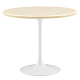 Lippa 36Ó Round Artificial Travertine  Dining Table