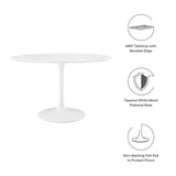 Lippa 48" Round Wood Top Dining Table