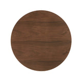 Lippa 36" Round Walnut Dining Table