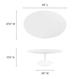 Lippa 42" Oval Coffee Table