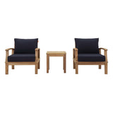 Marina 3 Piece Outdoor Patio Teak Set