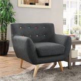 Remark Upholstered Fabric Armchair