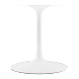 Lippa 78" Oval Artificial Marble Dining Table