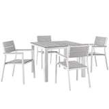 Maine 5 Piece Outdoor Patio Dining Set