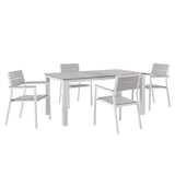 Maine 5 Piece Outdoor Patio Dining Set