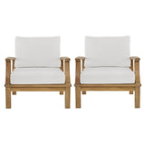 Marina 2 Piece Outdoor Patio Teak Set