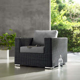 Summon Outdoor Patio Fabric Sunbrella¨ Armchair