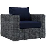 Summon Outdoor Patio Fabric Sunbrella¨ Armchair