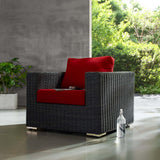 Summon Outdoor Patio Fabric Sunbrella¨ Armchair