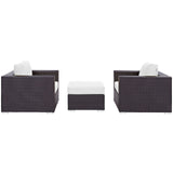 Convene 3 Piece Outdoor Patio Sofa Set