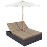 Convene Double Outdoor Patio Chaise