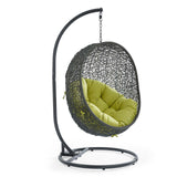 Hide Outdoor Patio Swing Chair With Stand