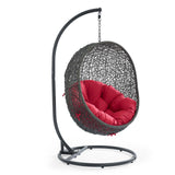 Hide Outdoor Patio Swing Chair With Stand