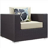 Convene 5 Piece Outdoor Patio Sofa Set