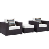 Convene 3 Piece Outdoor Patio Sofa Set