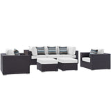 Convene 7 Piece Outdoor Patio Sectional Set