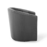 Prospect Performance Velvet Swivel Armchair