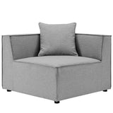 Saybrook Outdoor Patio Upholstered Sectional Sofa Corner Chair