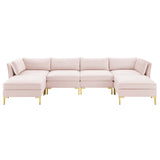 Ardent 6-Piece Performance Velvet Sectional Sofa