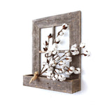 20X30 Natural Weathered Grey Picture Frame With Plexiglass Holder