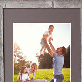 24X36 Rustic Smoky Black Picture Frame With Plexiglass Holder