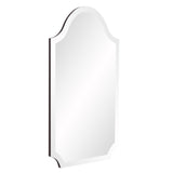 27" Rectangle Wall Mounted Accent Mirror With Glass Frame