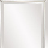 Rectangle Oil Rubbed Bronze Finish Mirror With Wooden Bronze Frame