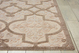 8' X 11' Cream Moroccan Indoor Outdoor Area Rug