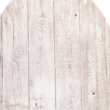 24" Rustic White Wash Wood Large Egg