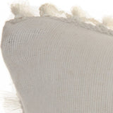 Soft White Shag Accent Pillow