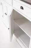 Modern Farm White Two Drawer Buffet Server