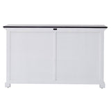 Modern Farmhouse Black And White Buffet Server