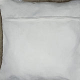 Set Of Two Taupe Natural Sheepskin Square Pillows