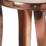 " Copper Backless Bar Height Bar Chair