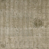 8' X 10' Putty Distressed Medallion Area Rug