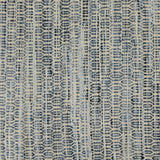 5' X 8' Blue And Gray Dhurrie Area Rug