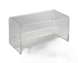 Modern Chic Acrylic Bench