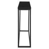 Modern Black Gloss on Black Console Table