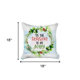 Set of 4 Merry Christmas Tis the Season Thow Pillows