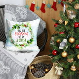 Tis the Season Christmas Throw Pillow Cover