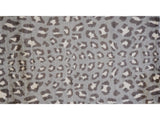 2' x 4' Gray and Brown Cheetah Washable Floor Mat