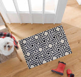 2' x 2' Black Diamond Washable Floor Mat