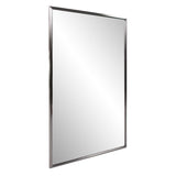 Brushed Titanium Rectangular Wall Mirror