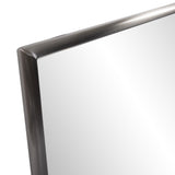 Brushed Titanium Rectangular Wall Mirror