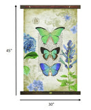 Three Vibrant Butterflies XL Tapestry Wall Décor