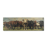 Charming Cow Herd Unframed Photograph Wall Art